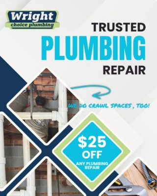 Instagram post from wrightchoiceplumbing. This post is in position 10.