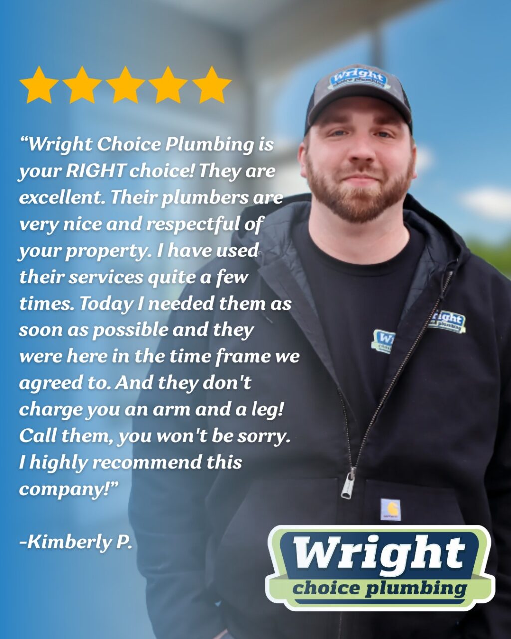 Instagram post from wrightchoiceplumbing. This post is in position 2.