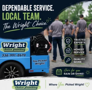 Instagram post from wrightchoiceplumbing. This post is in position 3.