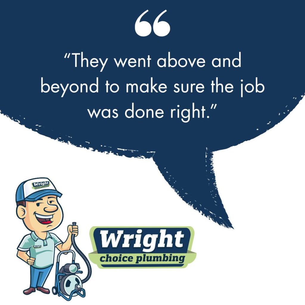 Instagram post from wrightchoiceplumbing. This post is in position 8.