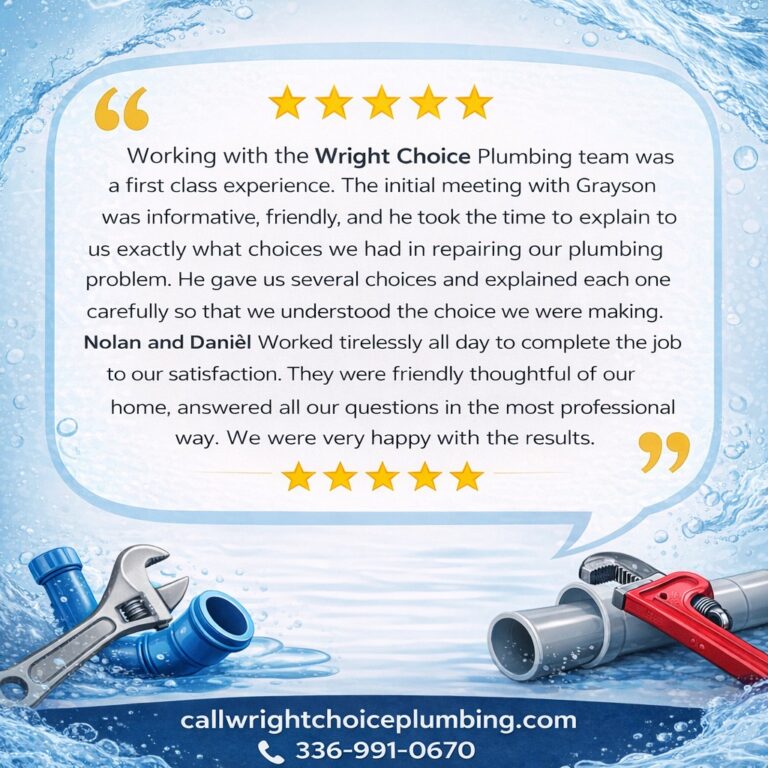 Instagram post from wrightchoiceplumbing. This post is in position 8.