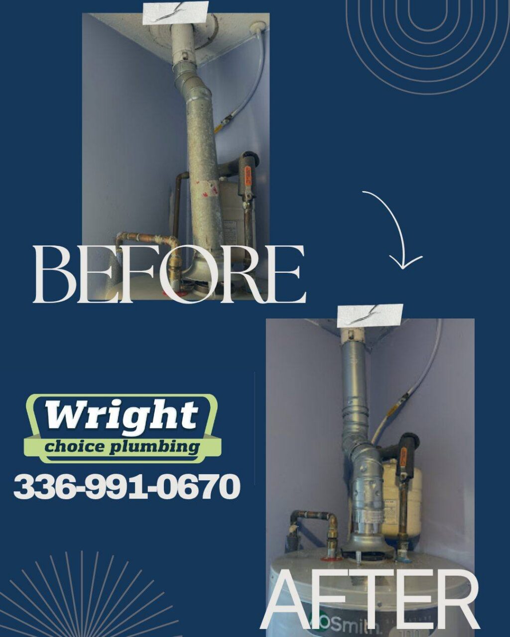 Instagram post from wrightchoiceplumbing. This post is in position 7.