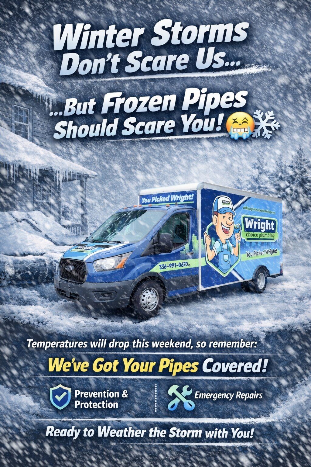 Instagram post from wrightchoiceplumbing. This post is in position 1.